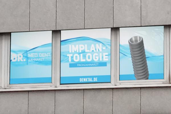 Schaufensterspot in Frankfurt, Webdesign + Marketing für Zahnärzte
